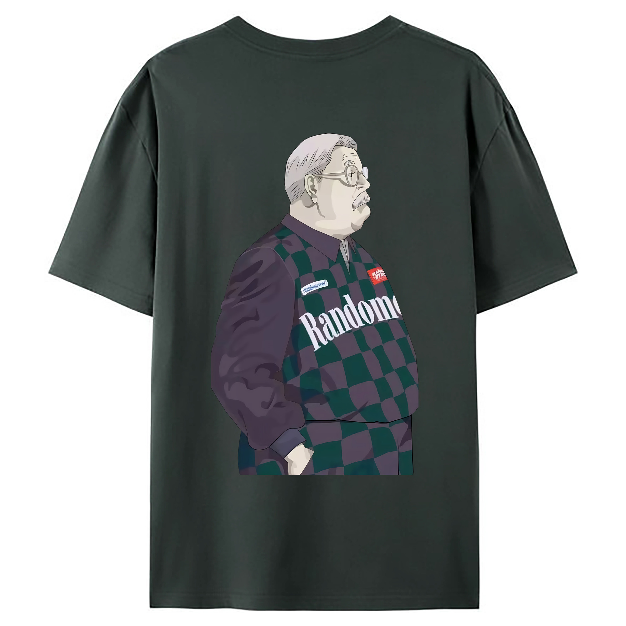（画像用） SLAM DUNK／スラムダンク 綿100％ メンズ半袖Tシャツ（バックプリント） 通気性